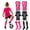 2 Pair Black&Pink, variant on TAGVO Soccer Shin Guards for Kids Youth 3-16 Years Old, Protective Soccer Equipment Soccer Shin Pads with Ankle Protection Black, S