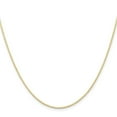 thumbnail image 2 of Auriga Fine Jewelry 14K Yellow Gold 0.8 mm Serpentina Chain Necklace for Women 18", 2 of 7