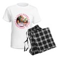 thumbnail image 4 of CafePress - A Very Merry Unbirthday To You Women's Light Pajam - Women's Short Sleeve Print T-Shirt and Pants Light Cotton Pajama Set, 4 of 7