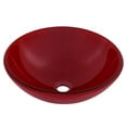 thumbnail image 2 of Novatto TIG-8305 Évier en Verre Rouge ROSSO 16.5 in. Rond, 2 of 5