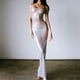 thumbnail image 1 of Vestido De La Honda De Las Mujeres Vestido de playa sin espalda Vestido sin mangas transparente para fiesta (Plata M) Cgtredaw Para estrenar, 1 of 1