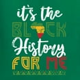 thumbnail image 6 of Wild Bobby It's The Black History For Me Black Pride Men Graphic Tee, Kelly, X-Large, 6 of 6
