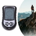 thumbnail image 2 of Handheld Pocket Altimeter Barometercompass Thermometer Weather Hiking Gear, 2 of 9