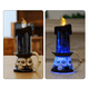 thumbnail image 5 of Vela electrónica LED Calavera Calabaza Luz, Calabaza Pedestal Calabaza Patrón LED Vela Luz con Calavera Calavera Base Lámpara de candelabro sin llama Zhivalor ZJWJ898-1, 5 of 7