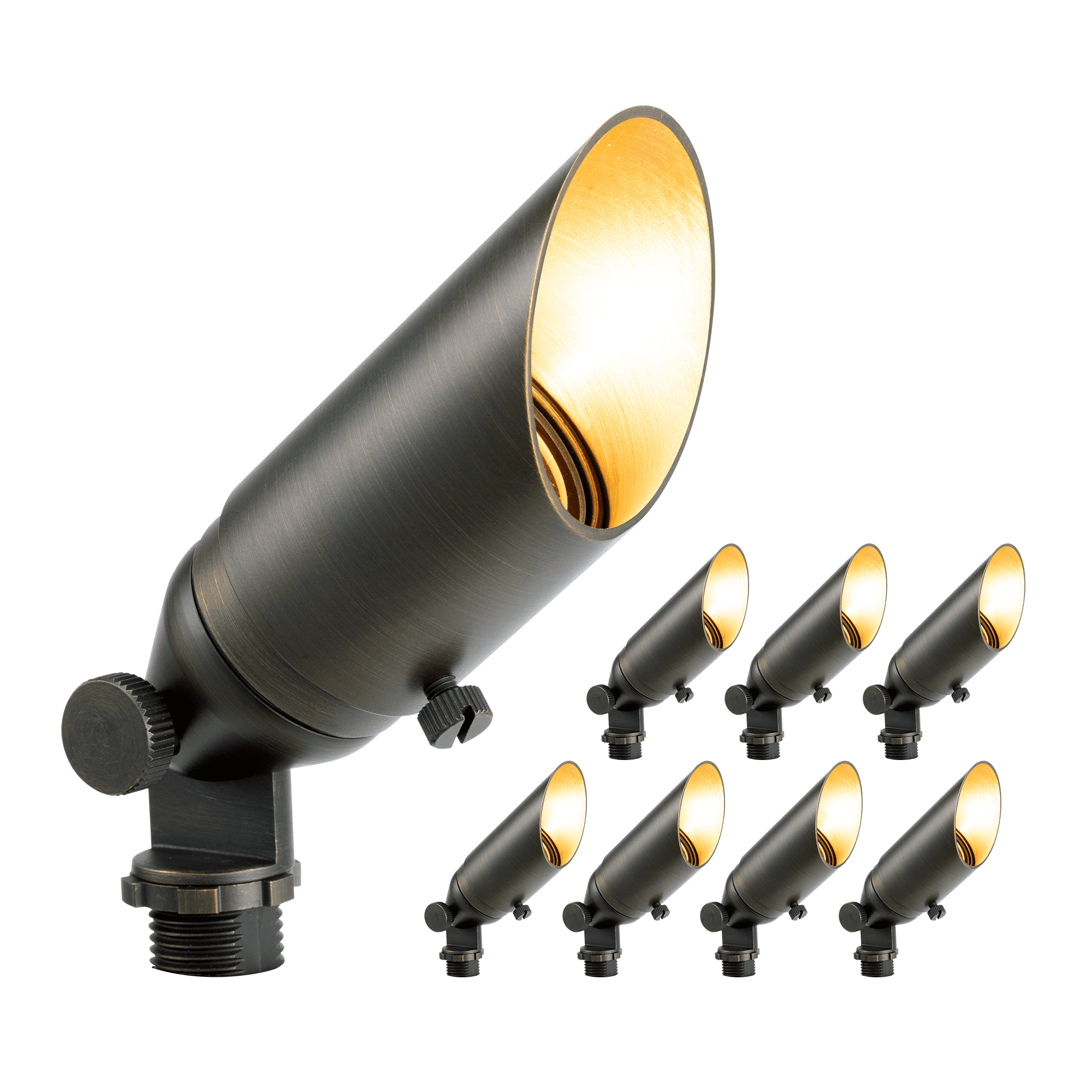 Gardenreet LED Brass Landscape Lights Waterproof Outdoor 12V Low