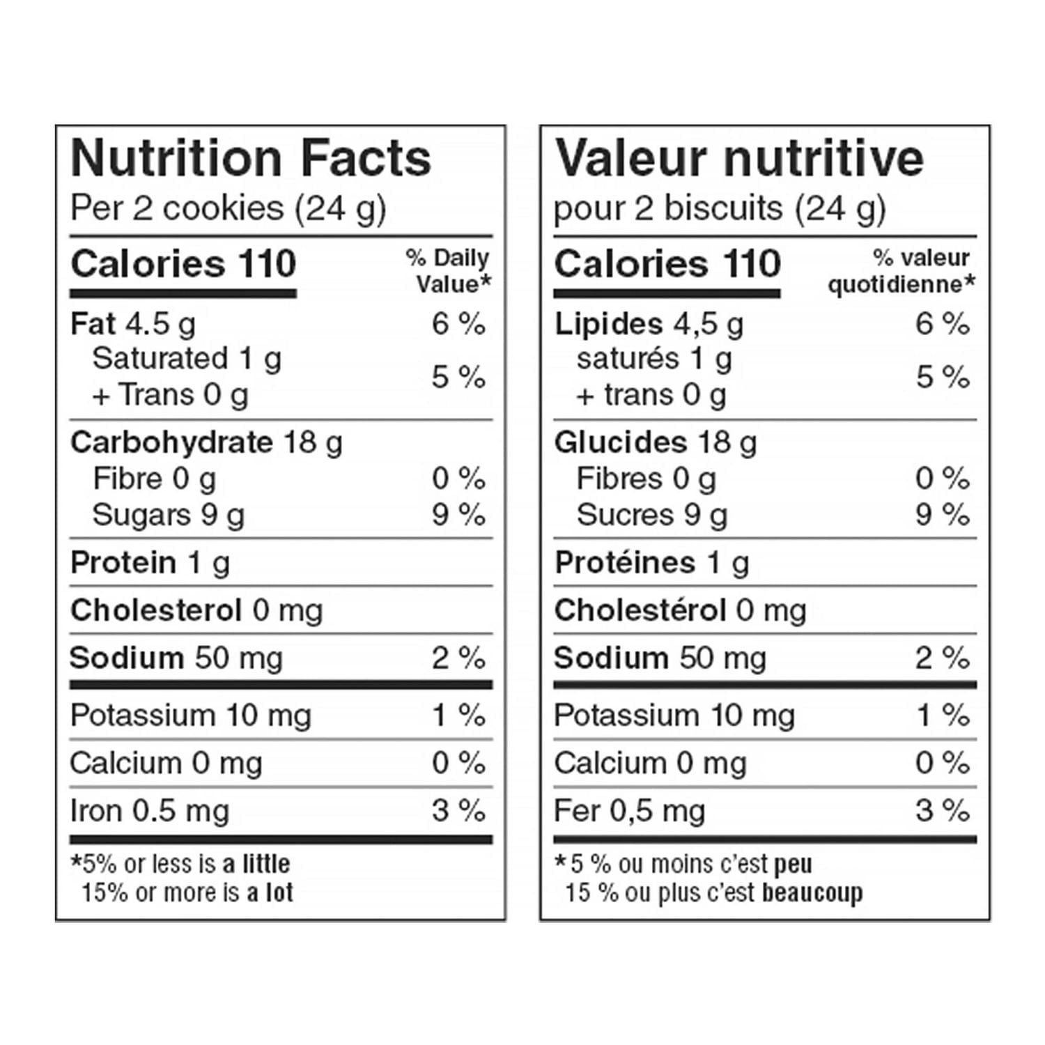 Great Value Vanilla Creme Sandwich Cookies, 300 g