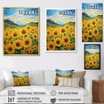 thumbnail image 4 of Designart "Mountain Sunflowers In Vangogh Style" Sunflowers Canvas Wall Art, 4 of 7