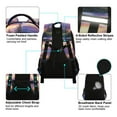 thumbnail image 4 of FORMRS Unisex Backpack Elementary School Travel Bookbag with Reflective Stripes, Beautiful Mountain, 4 of 7