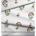 thumbnail image 3 of Soimoi Cotton Voile Fabric Leaves & Floral Block Print Sewing Fabric Yard 56 Inch Wide, 3 of 3