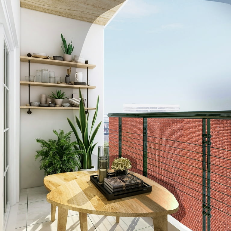 Coolaroo Privacy Screen Shade Fabric with 70% UV Block Protection
