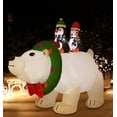 thumbnail image 3 of Oso Polar Inflable Navideño de 2.4 m con Luces LED para Exterior, 3 of 8