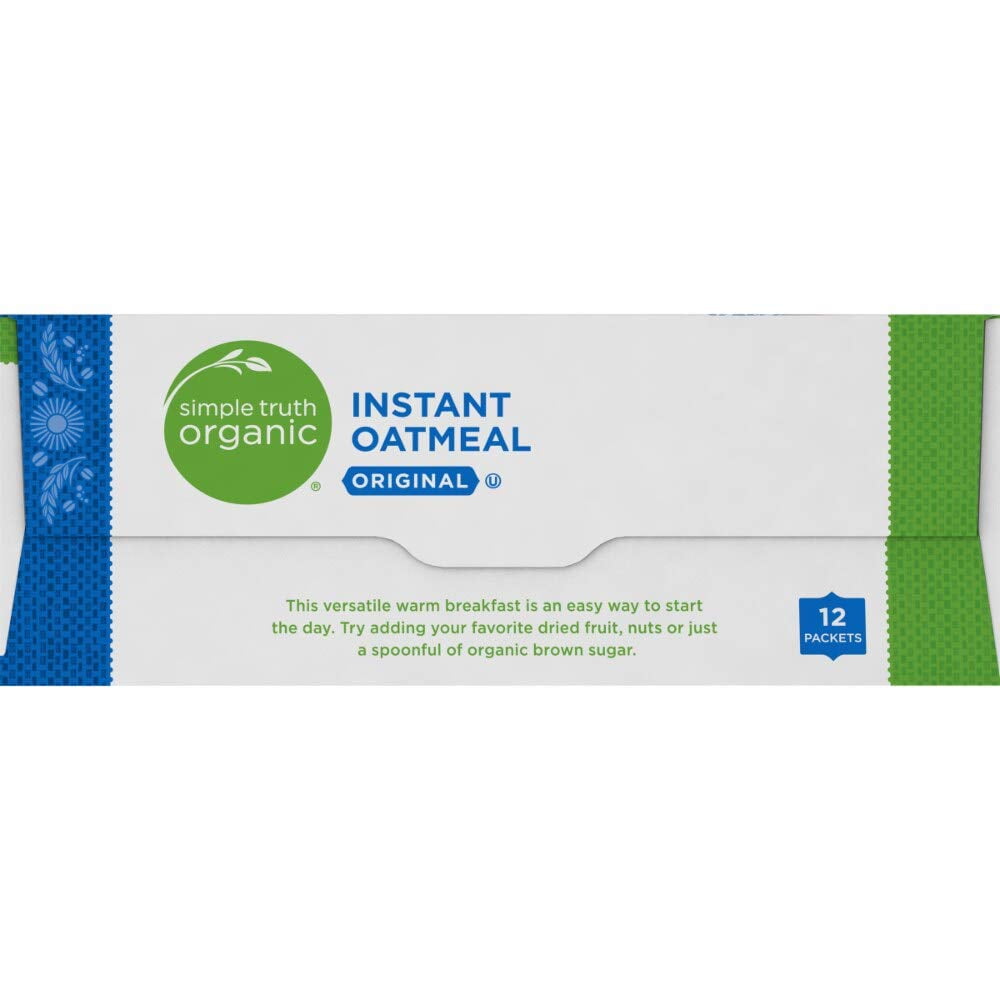 Simple Truth Organic Instant CCF19 Oatmeal 12 Ct (Pack of 2)
