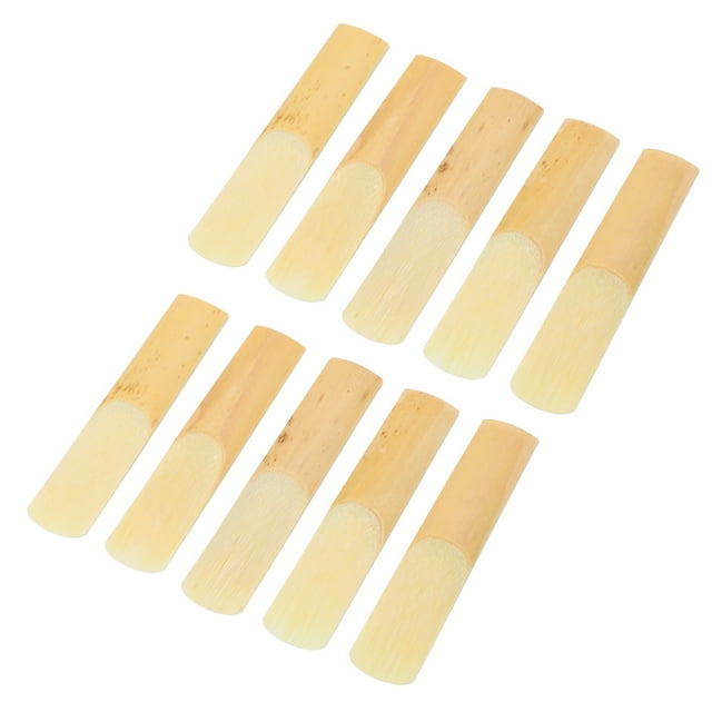 Cañas de Saxofón Alto, Delgada Caña de Saxo de 10 piezas Flexibles para principiantes para viento de madera