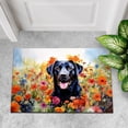 thumbnail image 4 of Welcome Spring Summer Labrador Retriever Portrait Flower Blue Sky Doormat Lab Dog Lover Gifts Indoor Outdoor Welcome Mat - 12001, 4 of 5