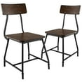 thumbnail image 1 of Costway Dining Room Chairs Set of 2 Modern Kitchen Dining Room Side Chair W/Metal Frame, 1 of 9