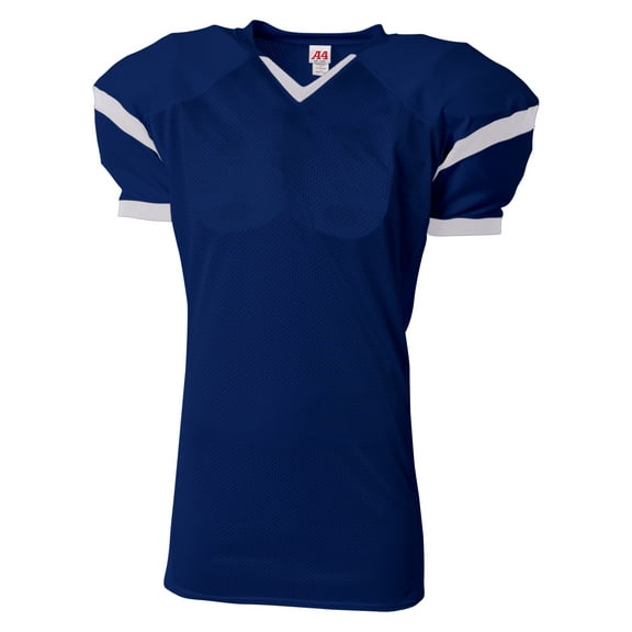 A4 Rollout Football Jersey For Men in Navy/White | N4265