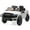 White, variant on Kidzone 12V Licensed RAM 3500 Ride-On Truck for Kids, Battery Powered Electric Car w/Parent Remote Control & Manual Drive, Bluetooth, LED Lights - White