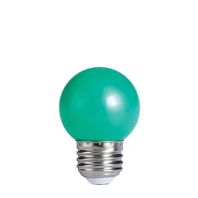 

1 Watt Ambient LED Color Light G14 Bulb; Medium Base; Green Pack of 10