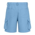 thumbnail image 6 of WOYY Kids School Cargo Shorts Boys Girls Casual High Waisted Uniform Shorts, Sizes 5-15, 6 of 7