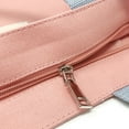 thumbnail image 4 of Wrapables Canvas Tote Bag for Women, Casual Cross Body Shoulder Handbag, Pink, 4 of 5