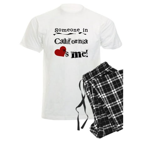 

CafePress - Someone In California - Men s Light Pajamas