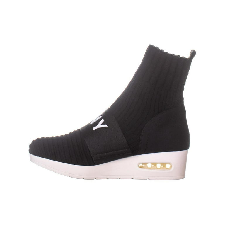 Dkny anna wedge sneakers hotsell