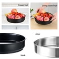 thumbnail image 2 of Turntable Cabinet Organizer, Lazy Susan, Multifunctional Spice Rack Rotary Spice Rack For Kitchen Cabinets, Snacks, Bathroom, Black And Silver, 2 of 7