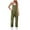 AA-Army Green, variant on JURANMO Jumpsuits for Women Casual Summer Rompers Sleeveless Loose Spaghetti Strap Baggy Overalls Jumpers with Pockets 2025 Army Green S Lightning Sales Today