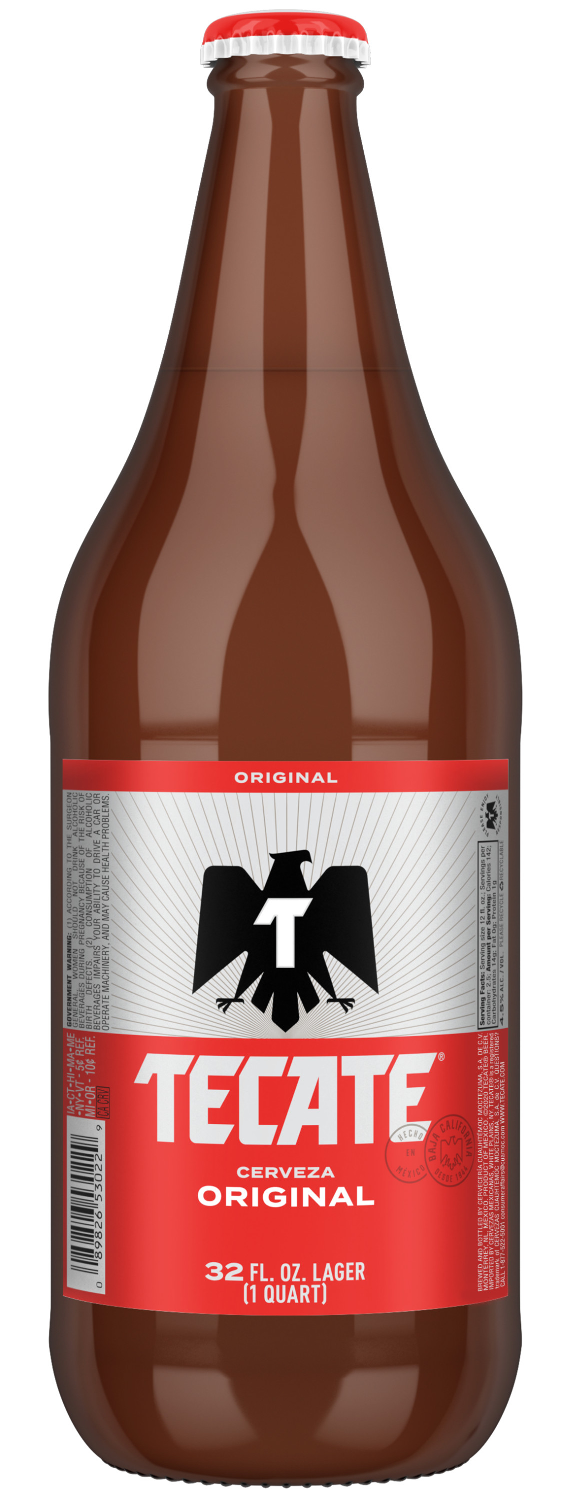 Tecate 32oz Bottle - Image 1