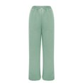 thumbnail image 3 of Clears Womens Knitted Stripe Jogger Trousers Lace-Up Elastic Waist Track Pants Athletic-Fit High Waisted Sweatpants Baggy Fit Pants Beach Gym Workout Running Casual Sports Sweatpant, 3 of 4