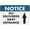 Warning Sign 1, variant on Notice All Persons Using The Pool At Their Own Risk Sign Safe Sign, Signs Outdoor, 8"x12", Sign For Home, Business, Driveway Alert