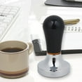 thumbnail image 3 of 57.5mm Practical Handheld Aluminum Coffee Tamper with Handle for Coffee Maker (Black), 3 of 8
