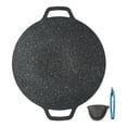 thumbnail image 2 of Poêle à Griller, Poêle à Griller Coréenne Ronde pour Barbecue Intérieur Extérieur, 2 of 8