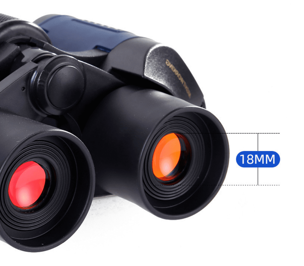 60x60 HD Telescope  Binoculars Ipx4 Waterproof Bak4 Prism Fmc Coating Folding Portable For Observing Outdoor Scenery Camping Hunt