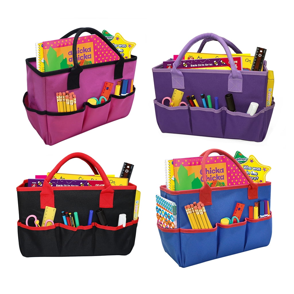 JNANEEI Multi-purpose Mommy Bag Art Craft Organizer for Case Handheld Teacher Tote Bag Make-up Storage Tote for Travel Daily Use