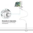 thumbnail image 4 of Cama blanca con soporte para teléfono móvil de 80 cm con brazo largo de cuello de cisne flexible Rotación ajustable de 360 ​​​​° para Samsung Huawei (4 - 6.5 pulgadas), 4 of 5