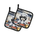 thumbnail image 2 of Havanese The Chef Pair of Pot Holders, 2 of 2