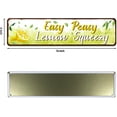 thumbnail image 2 of Vintage Lemon Themed Decorative Sign, Easy Peasy Lemon Squeezy, 4x16 Inch Aluminum Wall Mount, 2 of 5