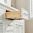 thumbnail image 5 of Madrid 60 inch wood double sink vanity with marble and ceramic sink in Blue, 5 of 20