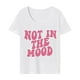 thumbnail image 1 of Camiseta para mujer, camiseta suave de verano con cuello redondo para viajes, vacaciones, playa, Camping, mujer XL, 1 of 7