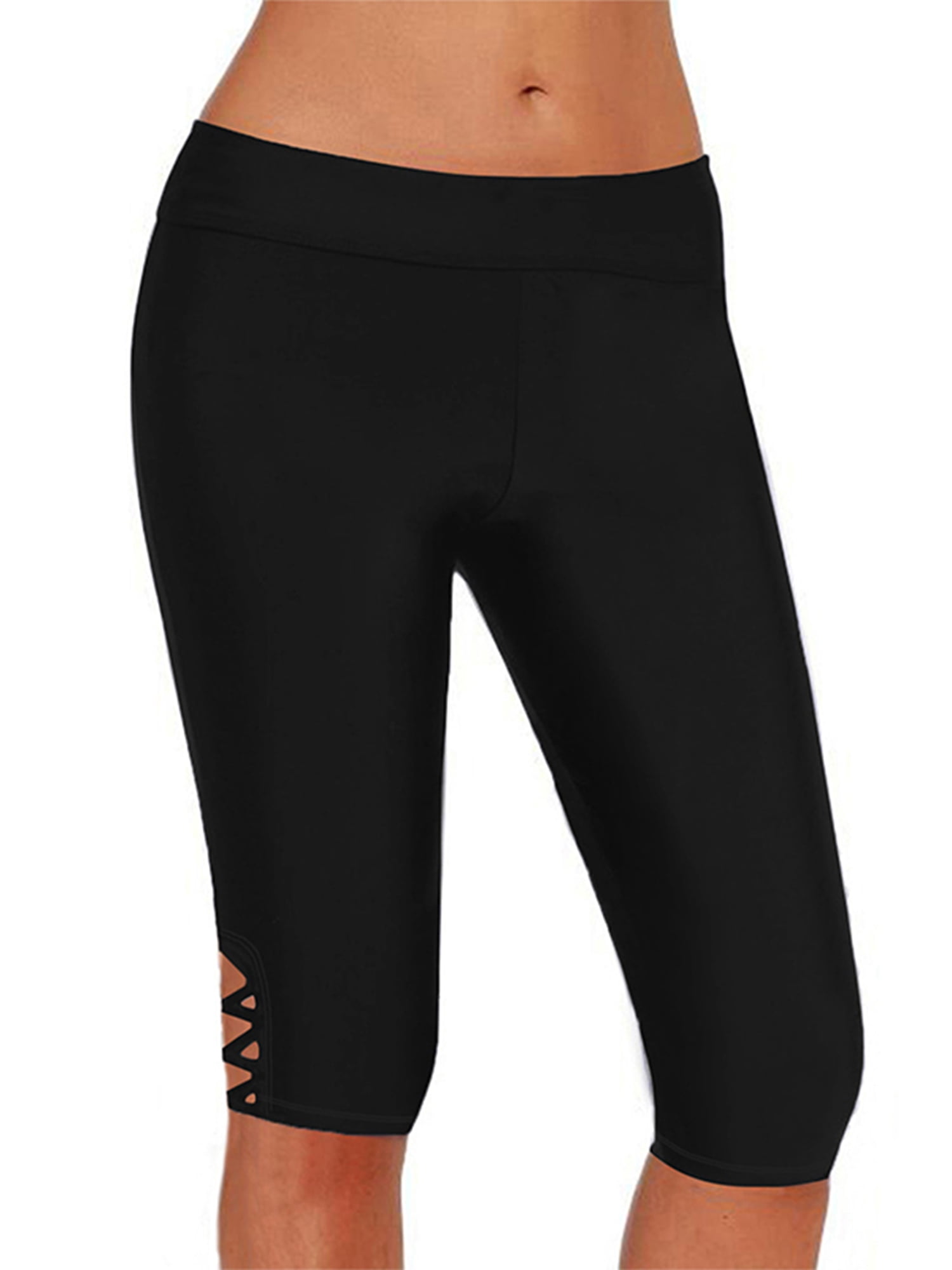 Dry Bottoms Knee Length Swim Shorts 