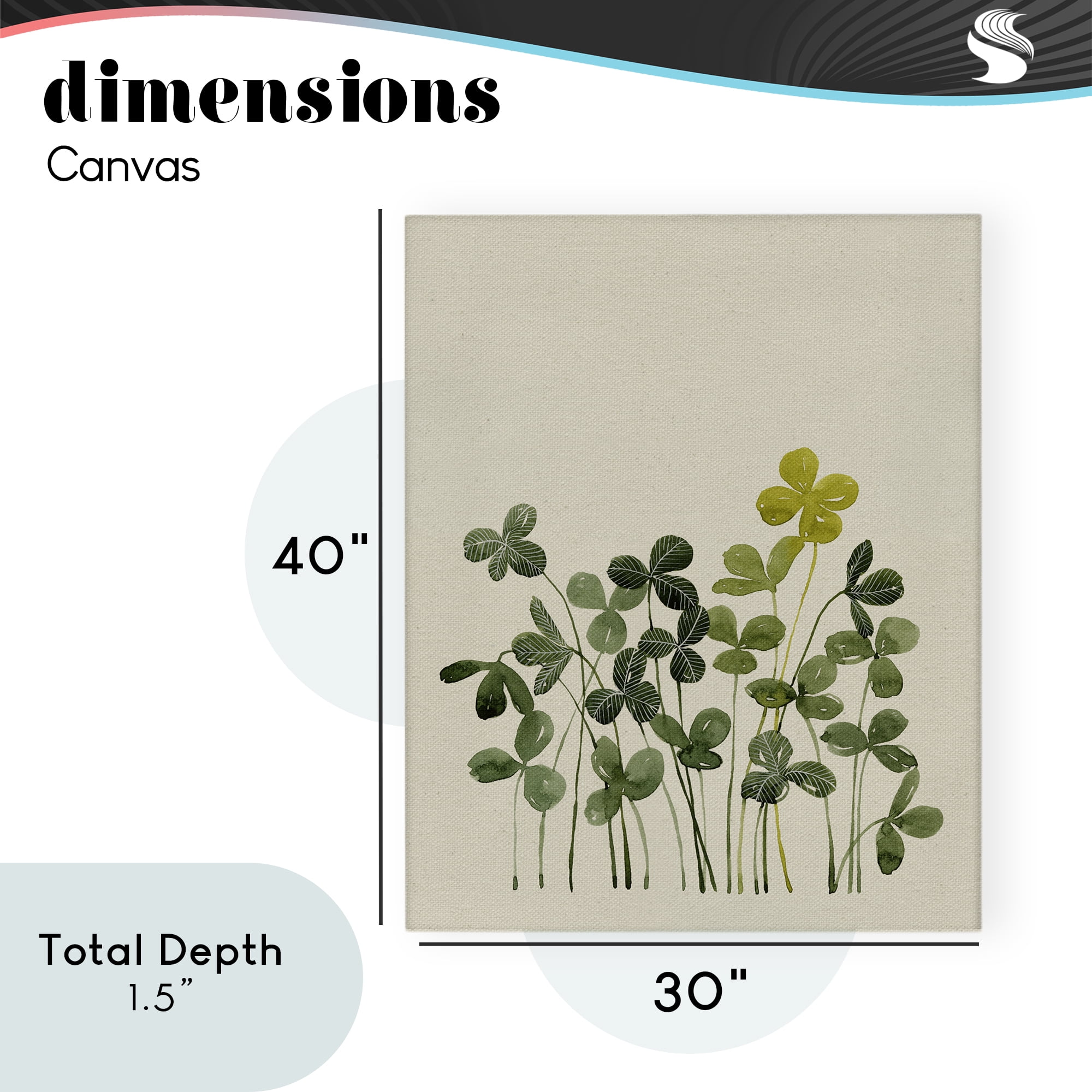 Hidden Gems Botanicals Canvas Wall Art, design by Grace Popp