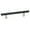 Matte Nickel / Matte Black, variant on Alno A2802-4-MN Vita Bella 4" Center To Center Modern Smooth Bar Cabinet Pull - Nickel