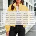 thumbnail image 3 of ZHYou Womens Gingham Cropped Puffer Jackets Long Sleevse Stand Collar Zipper Up Casual Short Plaid Padded Coats with Flap Pockets, 3 of 8