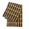 thumbnail image 2 of WREESH Women's Winter Thick Fringe Scarf With Looped Yarn and Coarse Tassels, Gradually Changing Color Warm and Comfortable Yellow, 2 of 4