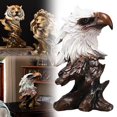 thumbnail image 1 of Handmade Tree Root Animal Sculpture Retro Decoration For Home Living Room Study Desktop Animal Resin Crafts Decoration,1 Ornament Clearance, 1 of 9