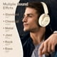 thumbnail image 4 of Auriculares Bluetooth RORSOU B8 Over Ear 50H Playtime Beige, 4 of 7
