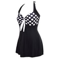 thumbnail image 4 of Women One Push Up Tankini Sets Plus Size Beachwear Swimsuit Bikini, 4 of 5