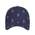 thumbnail image 2 of Daiia Anchor Heart Blue Baseball Cap Men Women Classic Adjustable For Running Workout And Outdoor Activitie All Season Dad Hat Gift, 2 of 9
