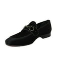 thumbnail image 3 of Men's GENIO Velvet Upper Leather Red Sole Shoes Turkey 120194637 Black, 3 of 8